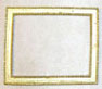 Dollhouse Miniature Picture Frame, Large Rectangle, Gold Color