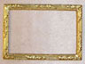 Dollhouse Miniature Picture Frame, Large Rectangle, Gold Color