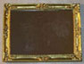 Dollhouse Miniature Mirror, Large Rectangle, Gold Color