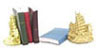 Dollhouse Miniature Chinese Junk Bookends W/Books