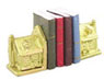 Dollhouse Miniature House Bookends W/Books