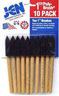 Dollhouse Miniature 1 In Sponge Brush, 10/Pk