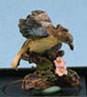 Dollhouse Miniature Mockingbird (Hand Painted Bird Figurine)
