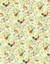 Dollhouse Miniature Wallpaper:  Country Springtime,  Lemon