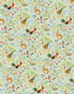 Dollhouse Miniature Wallpaper: Country Springtime Green