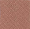 Dollhouse Miniature Red Brick Pattern Sheet Paving Stones 14X24In