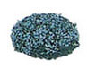 Dollhouse Miniature Blossom Bush 1-1/2In Rd Blue 2Pcs