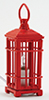 Dollhouse miniature RED LANTERN, 12V