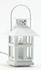 Dollhouse miniature WHITE LANTERN, 12V