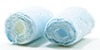 Dollhouse Miniature Toilet Tissue Blue 2 Rolls