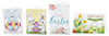 Dollhouse miniature EASTER CARD SET, 4PC