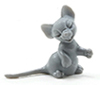Dollhouse Miniature Gray Mouse