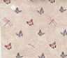 Dollhouse Miniature Pre-pasted Wallpaper, Lavender and Pink Butterflies