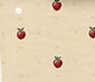 Dollhouse Miniature Pre-pasted Wallpaper, Red Apples