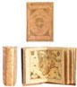 Dollhouse Miniature Blau Atlas, 1661, 1pc