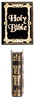 Dollhouse Miniature Holy Bible, Black, 1pc