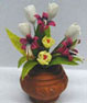 Dollhouse Miniature Arrangement In Large Pot