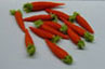 Dollhouse Miniature Carrots, S/12