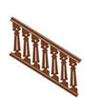 Dollhouse Miniature Pbl-3S Porch Baluster, Assembled. 2/Pk