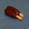 Dollhouse Miniature Popsicle, Chocolate