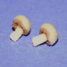 Dollhouse Miniature Mushrooms, Set Of 3