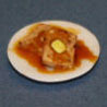 Dollhouse Miniature French Toast Plate