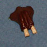 Dollhouse Miniature Popsicle, Melting, Chocolate