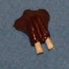 Dollhouse Miniature Popsicle, Melting, Chocolate