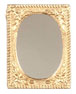 Dollhouse Miniature SMALL GOLD FRAMED MIRROR