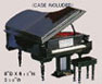 Dollhouse Miniature Large Grand Piano