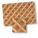 Dollhouse Miniature Tile, Square Parquet, 4Pk, 1/24