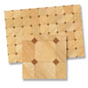 Dollhouse Miniature Parquet, 4Pk