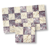 Dollhouse Miniature Faux Marble Tiles, 4pc