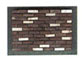 Dollhouse Miniature Brown Blend Brick, 325Pcs