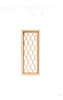 Dollhouse Miniature WINDOW, NARROW - DIAMOND