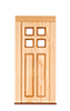 Dollhouse Miniature DOOR - FLORIDA