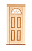 Dollhouse Miniature DOOR - HALF CIRCLE