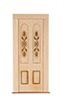 Dollhouse Miniature DOOR - ENGRAVED PANEL