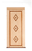 Dollhouse Miniature DOOR - ART DECO