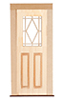 Dollhouse Miniature DOOR - DIAMOND TOP