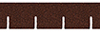 1/2" Scale Red Square Asphalt Shingles