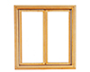 Casement Double Window,  Single Pane