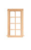 Dollhouse Miniature WINDOW - 4 OVER 4