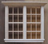 Dollhouse Miniature Classical Double 6 Over 6 Window