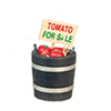 Tomato For Sale Bucket