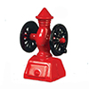 Coffee Grinder, Red, Black