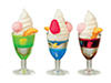 Ice Cream Sundaes, Set, 3 pc.