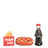 Hot Dog with Fries, Cola