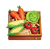 Vegetables in Crate