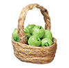 Green Apples in Basket